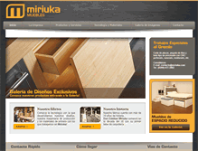 Tablet Screenshot of miriuka.com